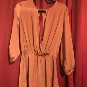 Mauve long sleeved dress